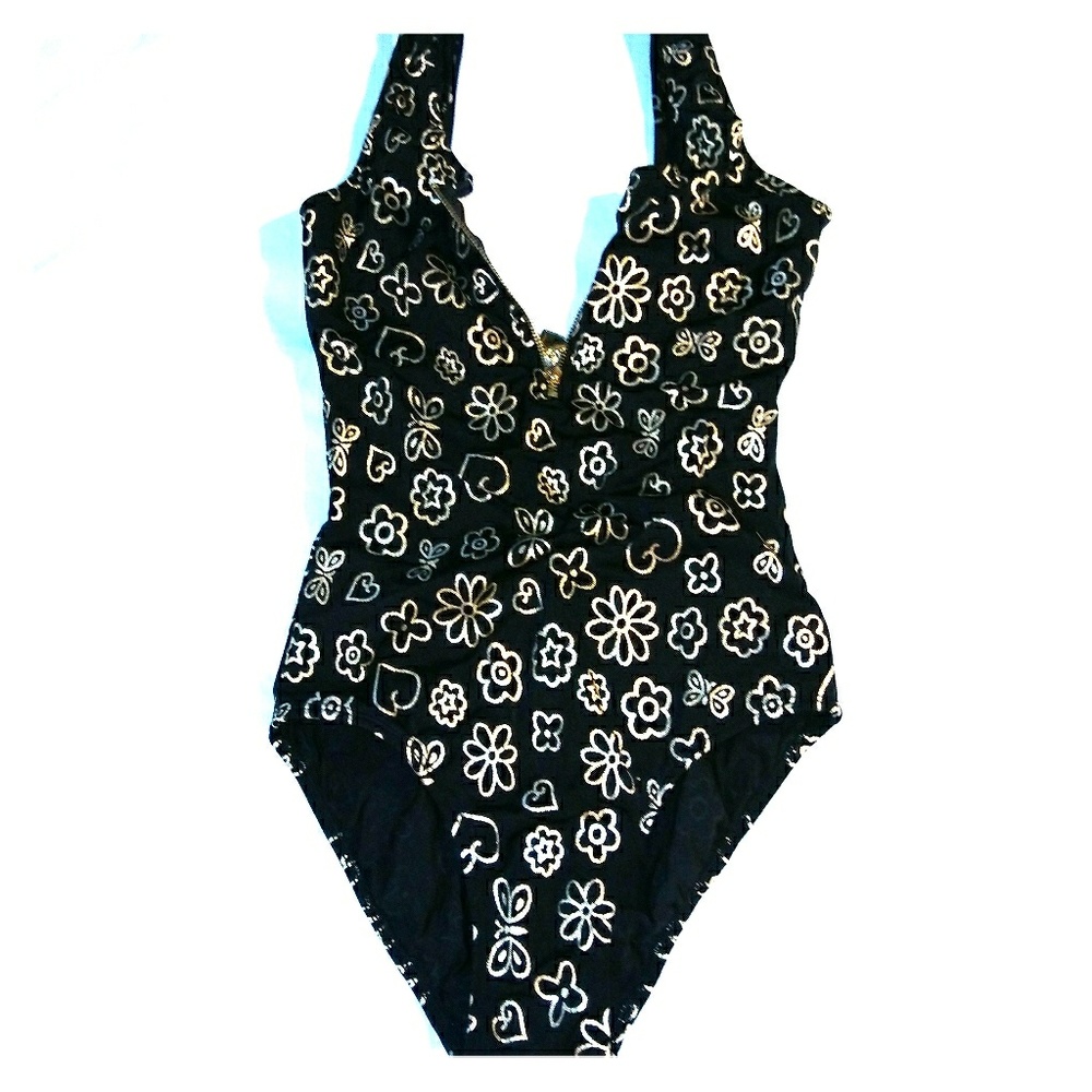 Black and Gold one piece