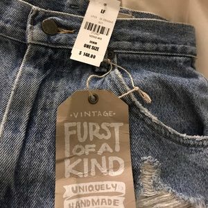 Vintage Blue Denim Shorts