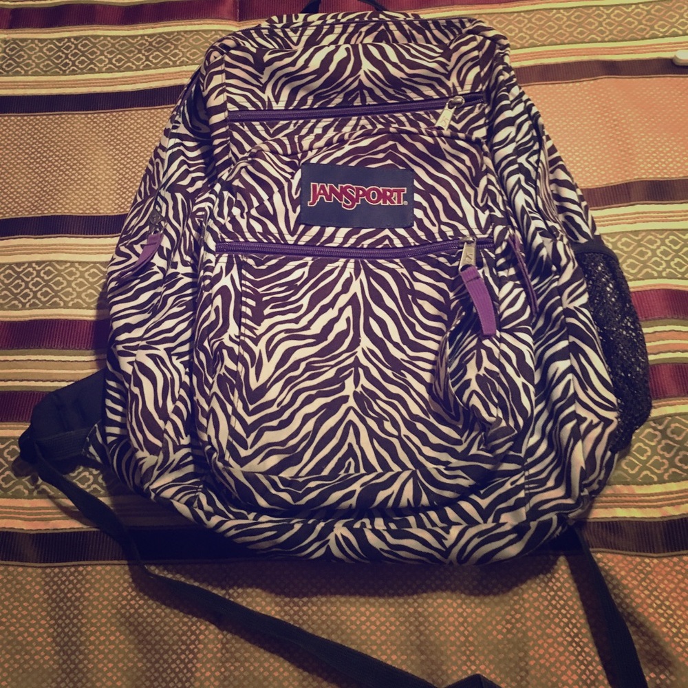 Jansport Zebra Print Backpack