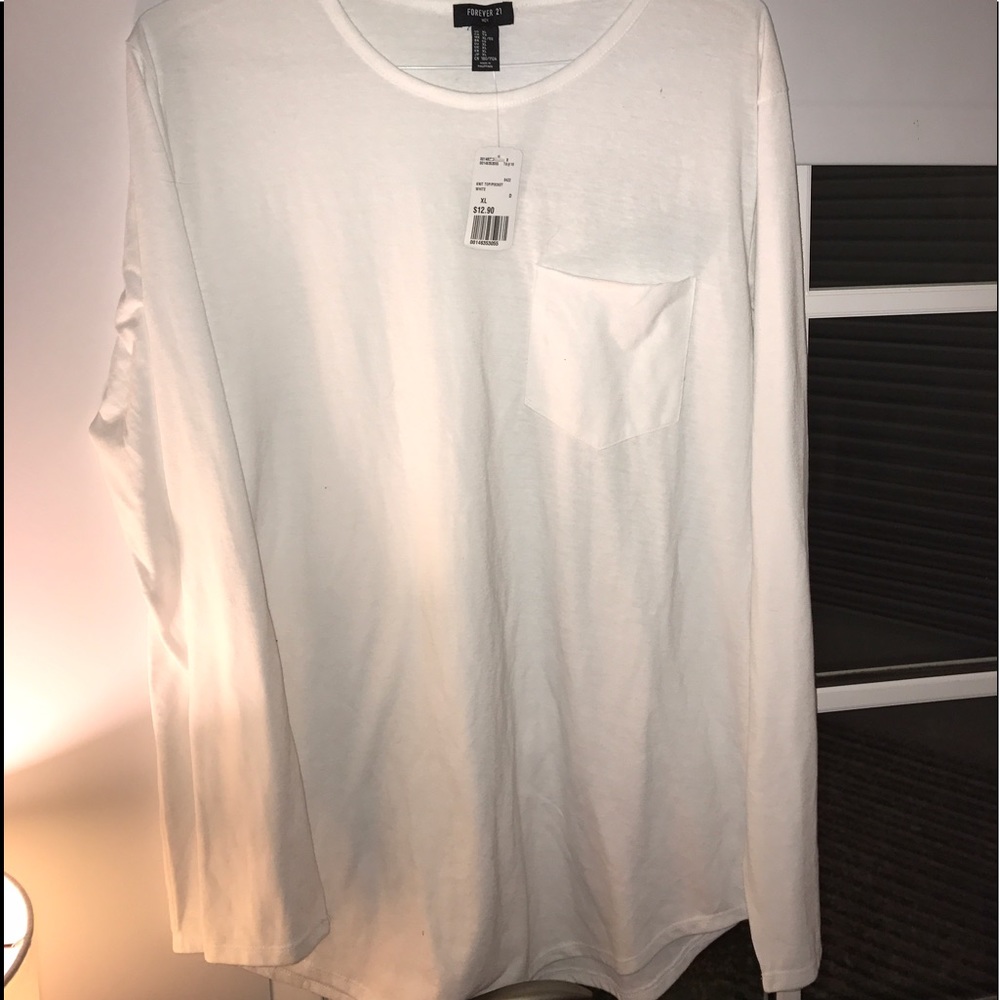 Forever 21 Long Sleeve Long Shirt