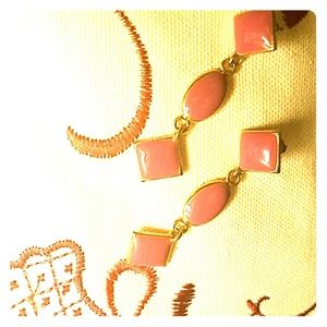 Vintage Salmon Earrings