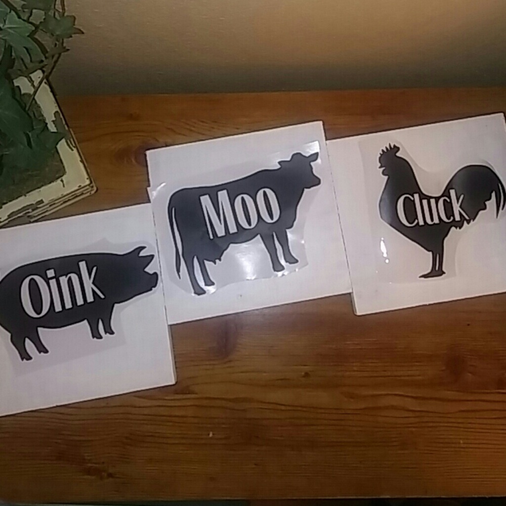 Love farmhouse style? Farm animal decals