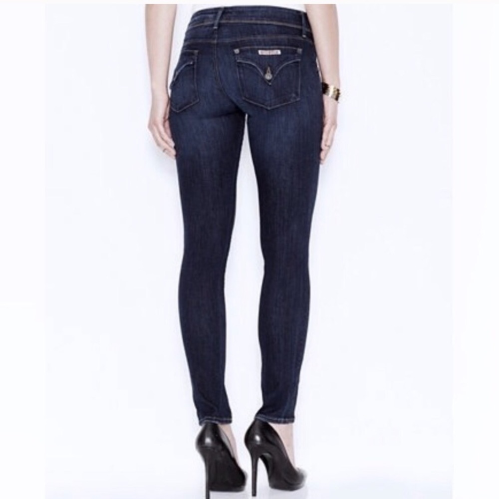 Hudson dark wash skinny jeans