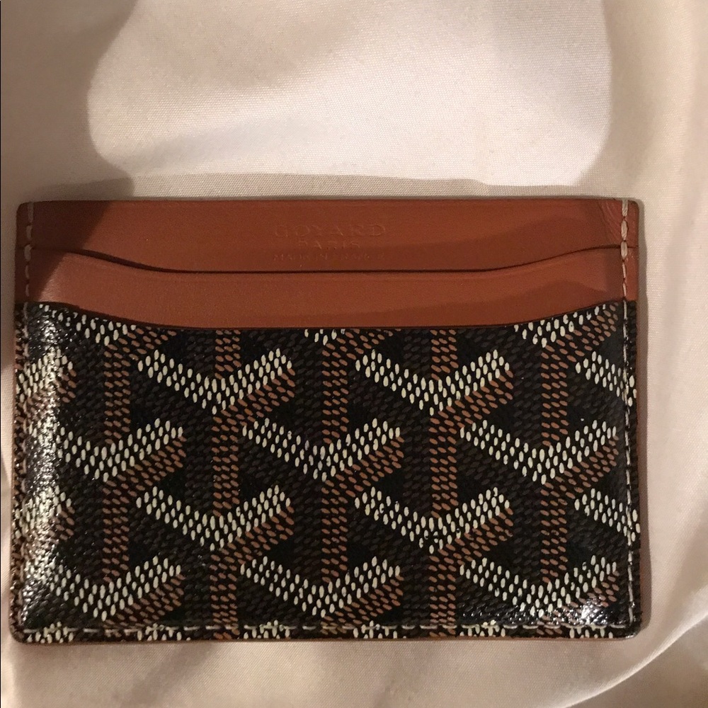 Goyard card holder authentic