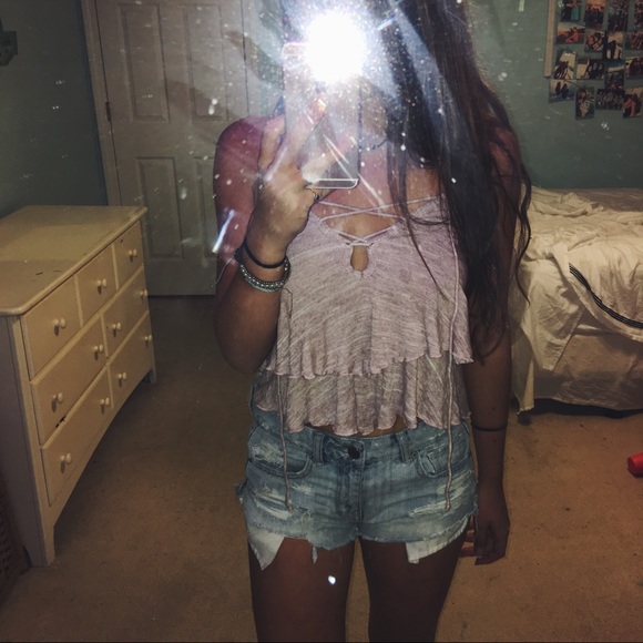 Pink Ruffled Tank - Picture 2 of 3