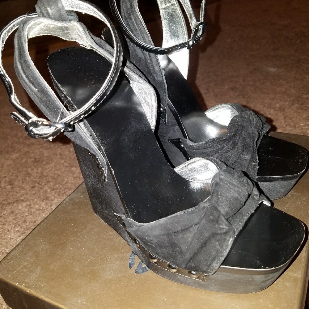 Bebe Wedges - image 3