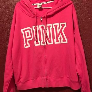VS PINK zip up jacket!!