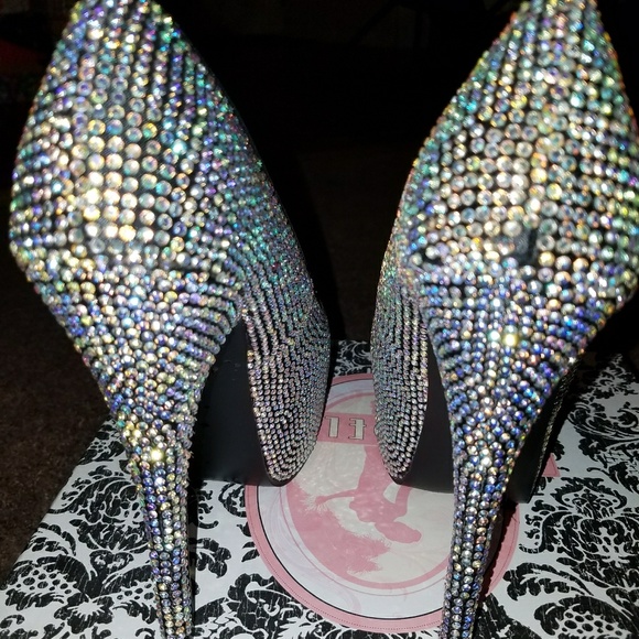 Rhinestone heels - Picture 2 of 4