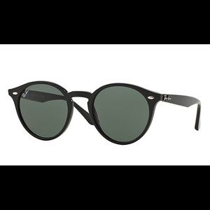 Ray-Ban black round glasses RB2180