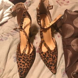 Leopard heels