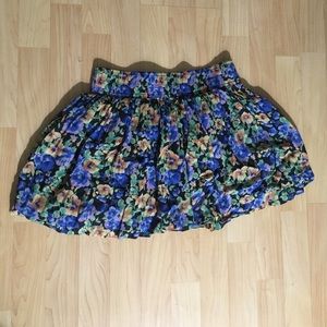 Forever 21 flowy floral skirt