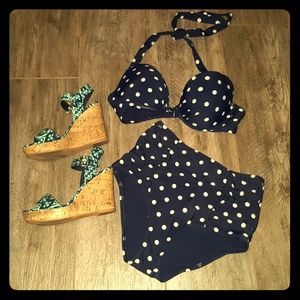 Aerie high rise swimsuit 👙