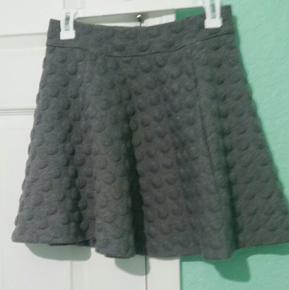 Gray polka dot shirt