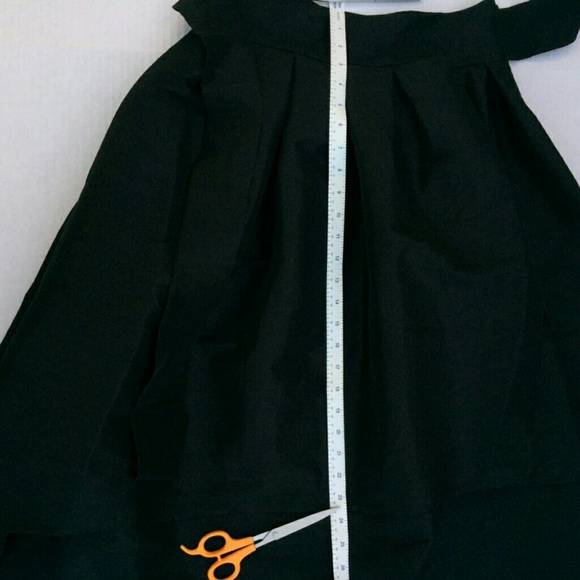 Black Evening Hi-Low Skirt Medium 🌸 - Picture 7 of 7