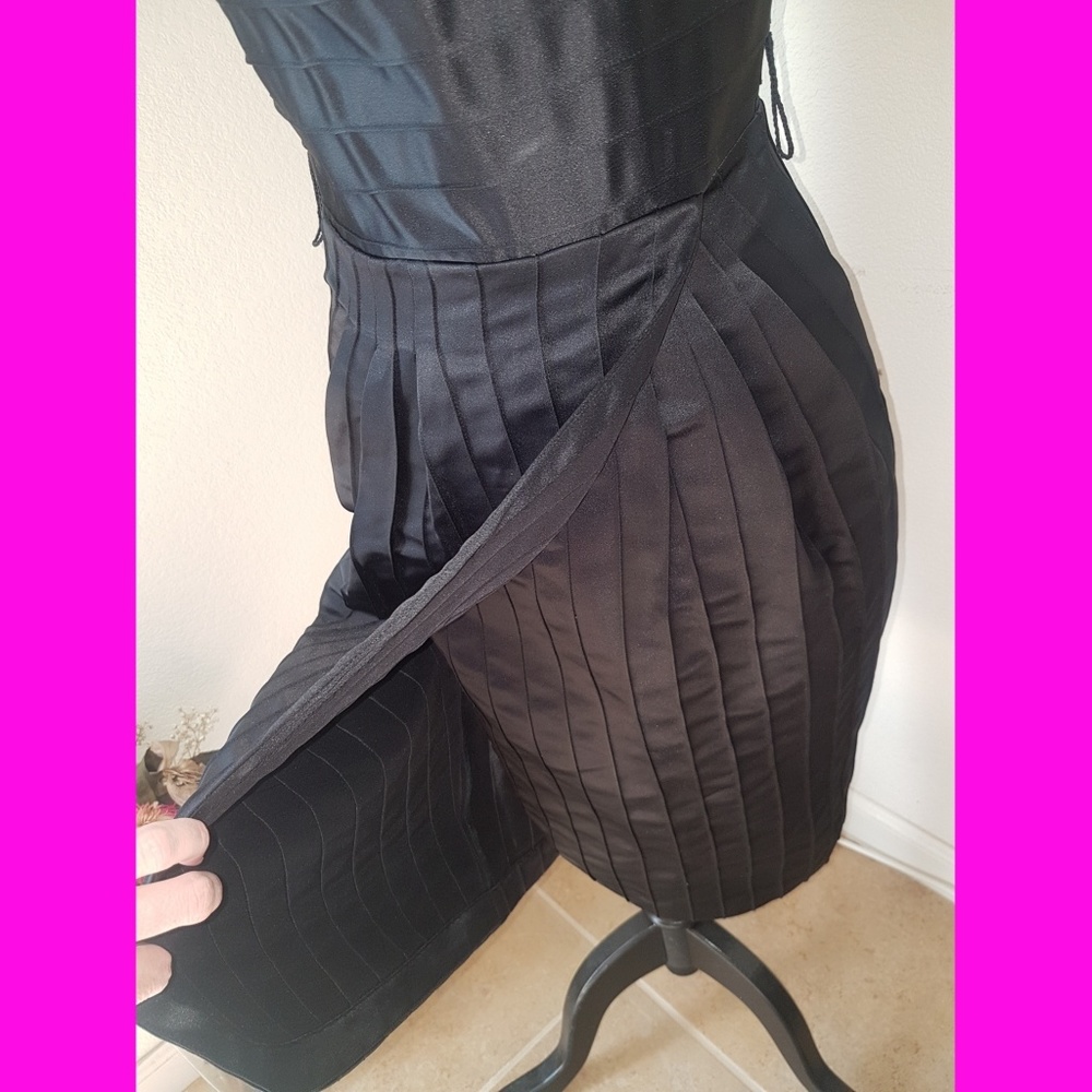 *New Betsey Johnson Sexy Lil Black Cocktail Dress* - Picture 3 of 4