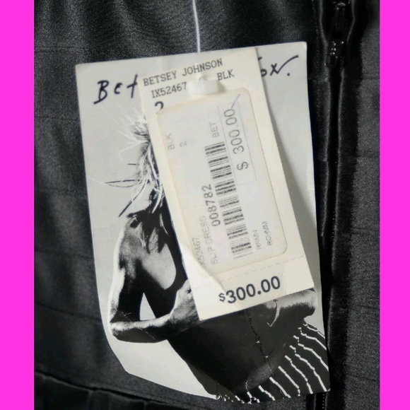 *New Betsey Johnson Sexy Lil Black Cocktail Dress* - Picture 4 of 4
