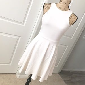 BEBE women's white dress