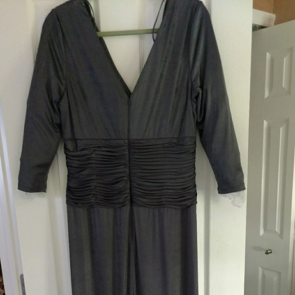 Gun metal gown