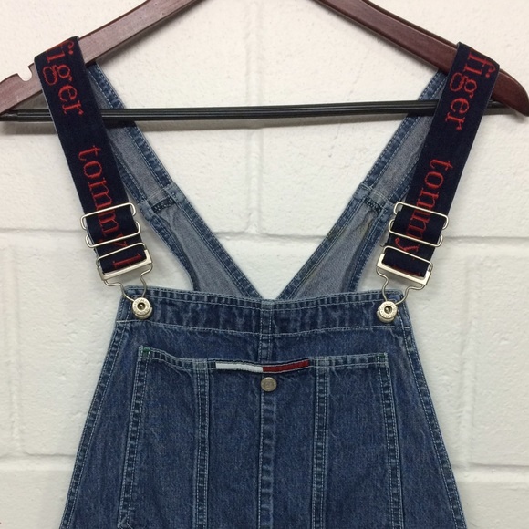 Tommy Hilfiger Denim - Vintage Tommy Hilfiger Denim overalls cutoff