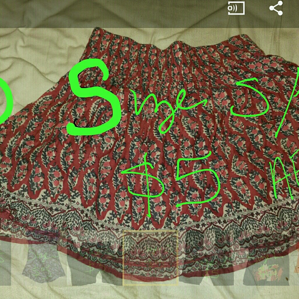 Printed skirt