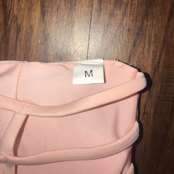 Light Pink Caged Back Bikini - Picture 5 of 6