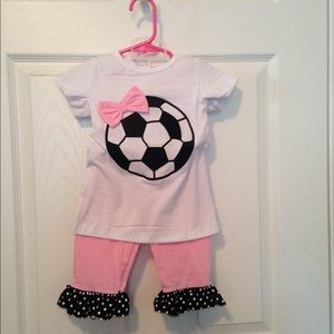 New 2pc soccer outfit