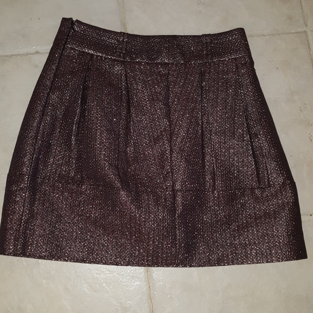 Metallic skirt