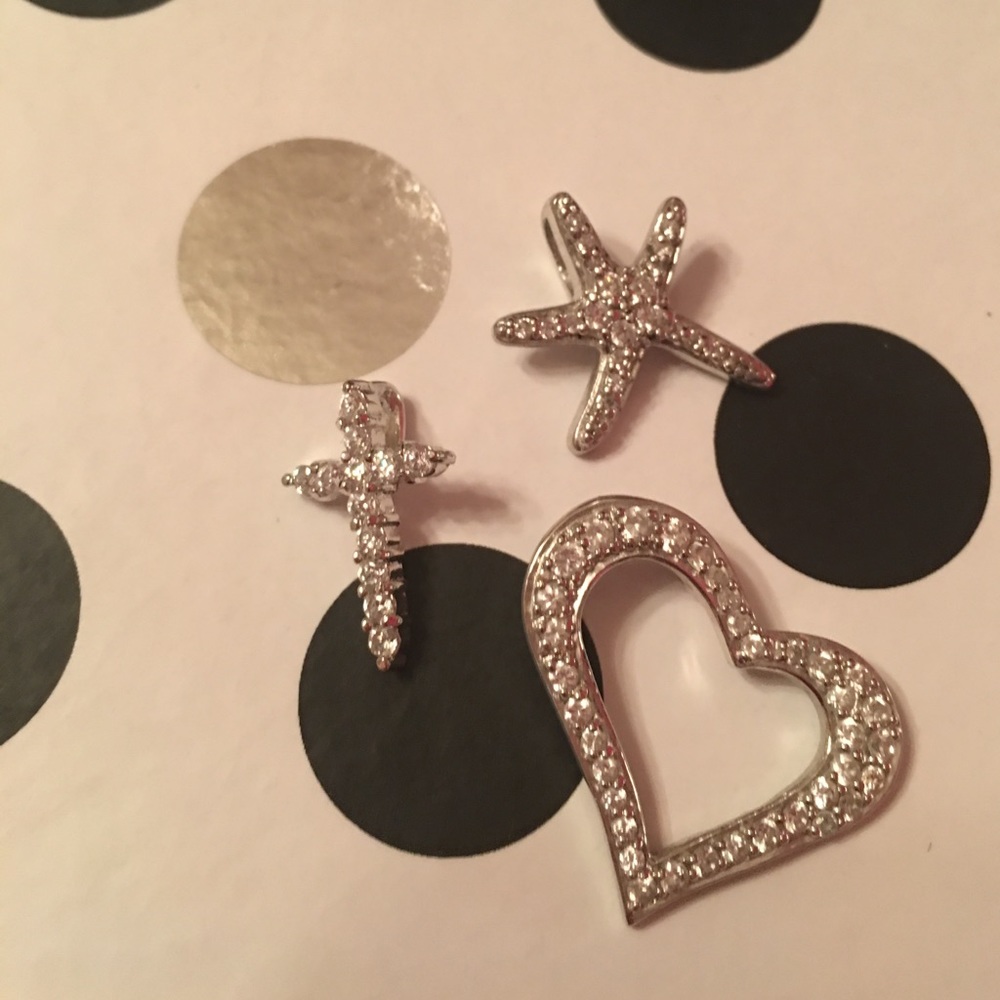 3 necklace charms