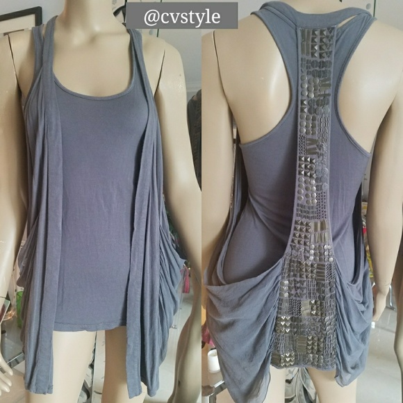 Two pieces embellished top - Picture 1 of 5
