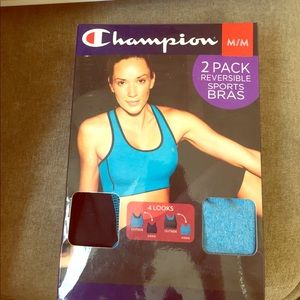 BARGAIN!! Champion 2 pack reversible Sports Bras