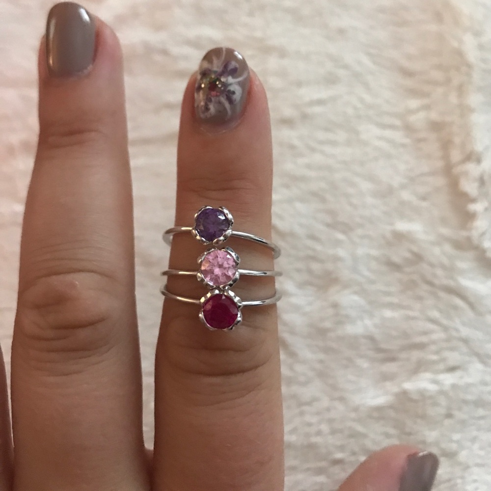 Swarovski Stackable Rings - Picture 3 of 3