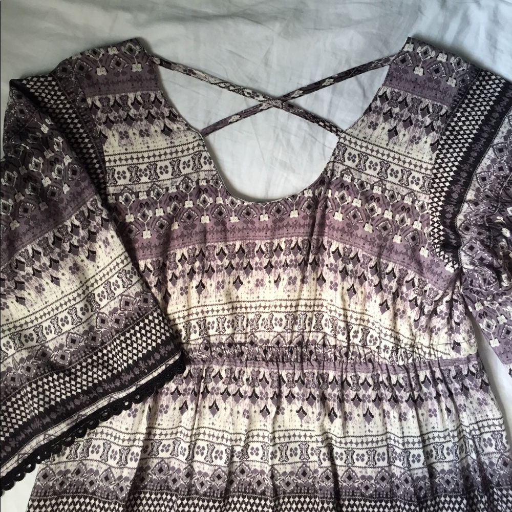 Purple Boho Chic Dress
