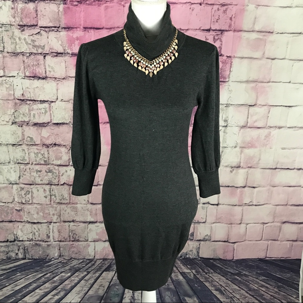 BodyCon Size L Stretch Sexy Cowl Neck Cotton Dress