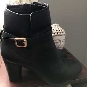 Black booties