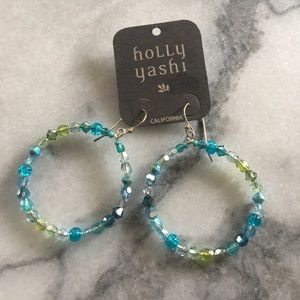 Holly Yashi beaded hoops