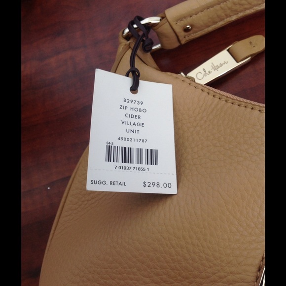 Cole Haan Leather zip hobo bag - Picture 3 of 6