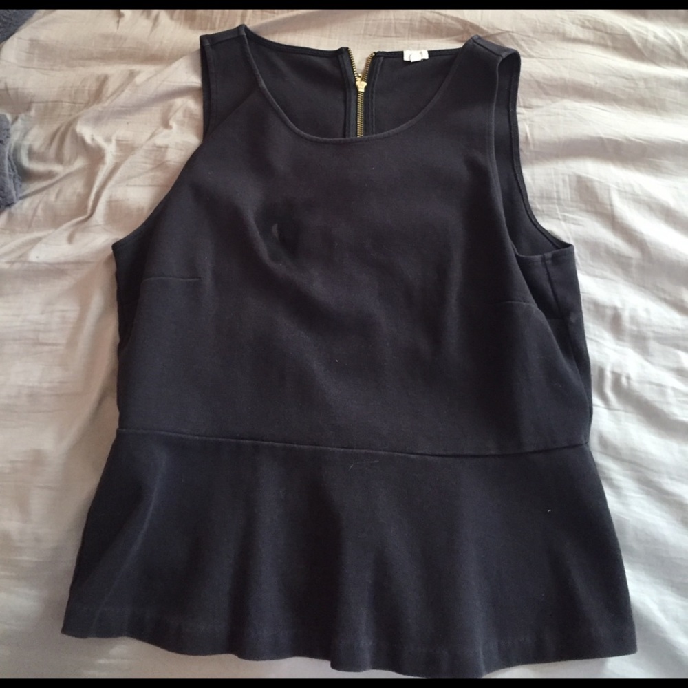 J. Crew peplum shirt