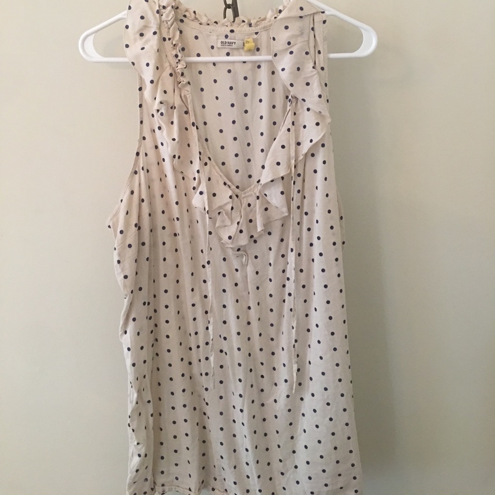 Plus Size Old Navy Polka Dot Blouse