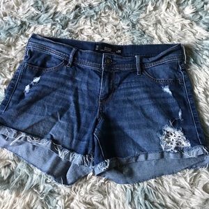 Hollister jean shorts