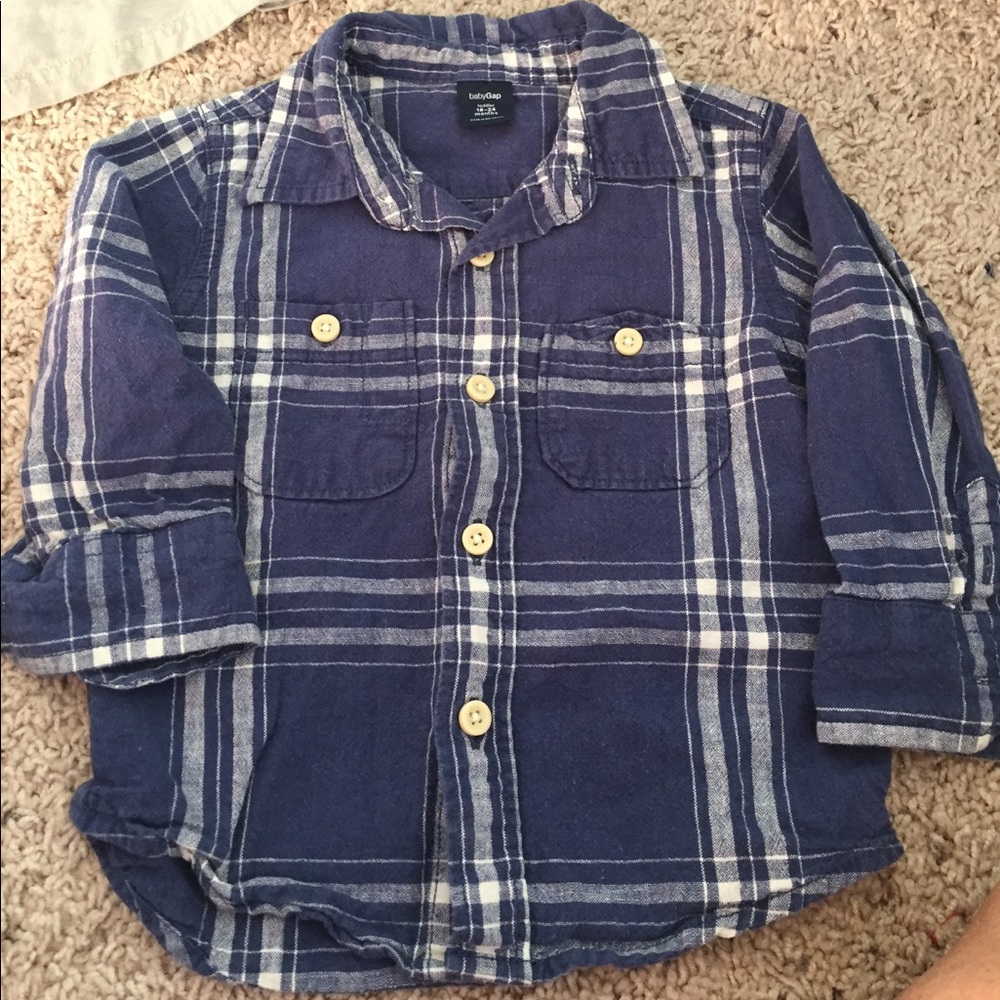 BabyGap 18-24 boys button down