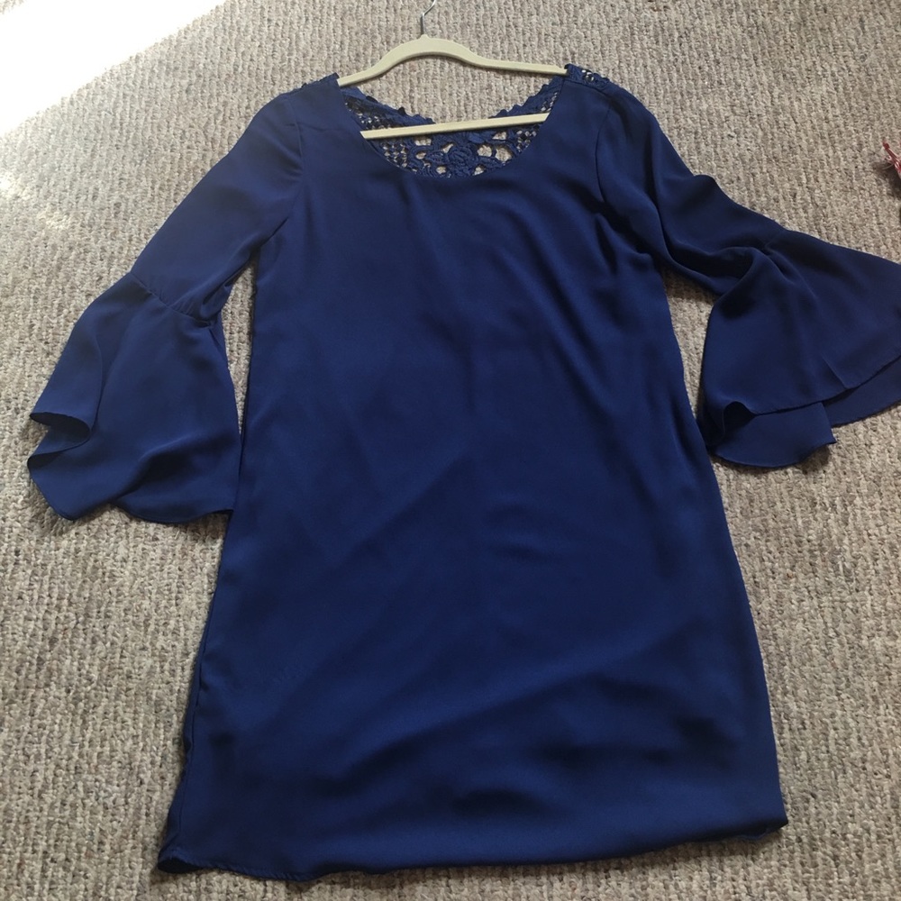 Elegant blue dress