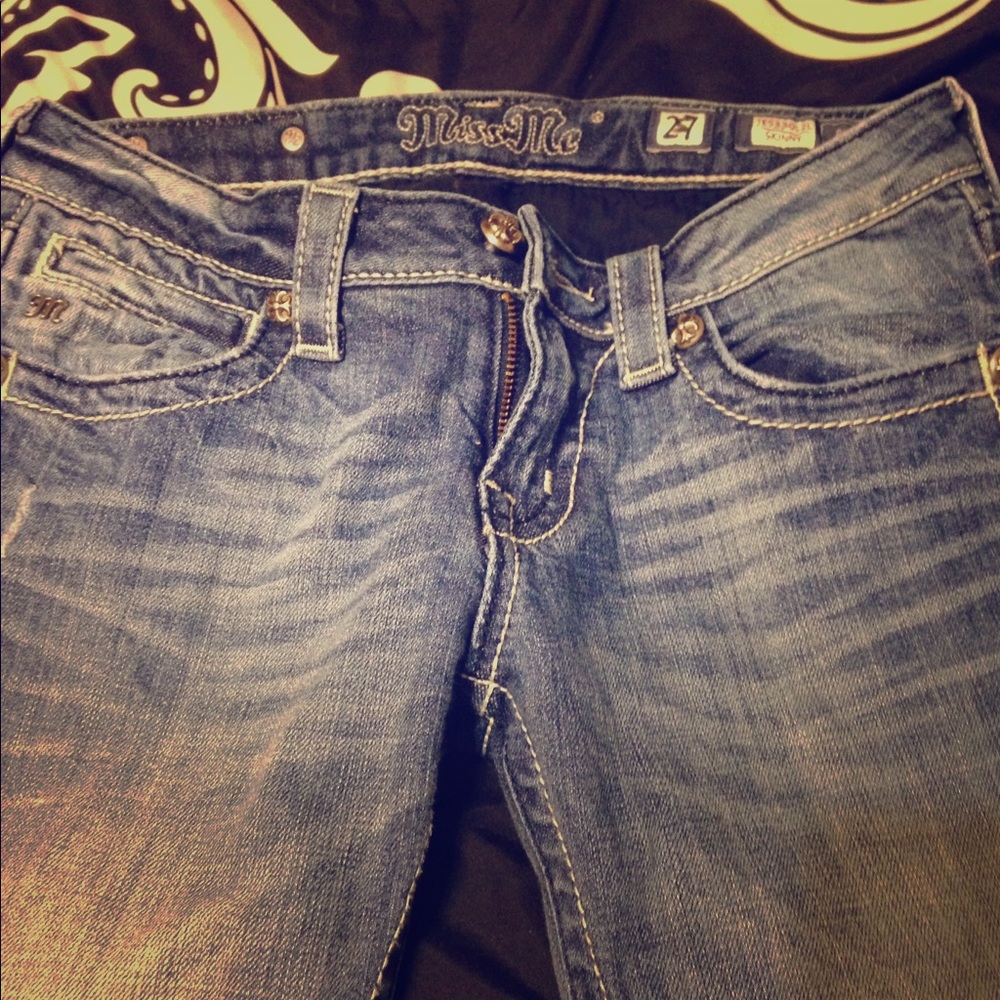 Miss Me Sequin Rhinestone Jeans