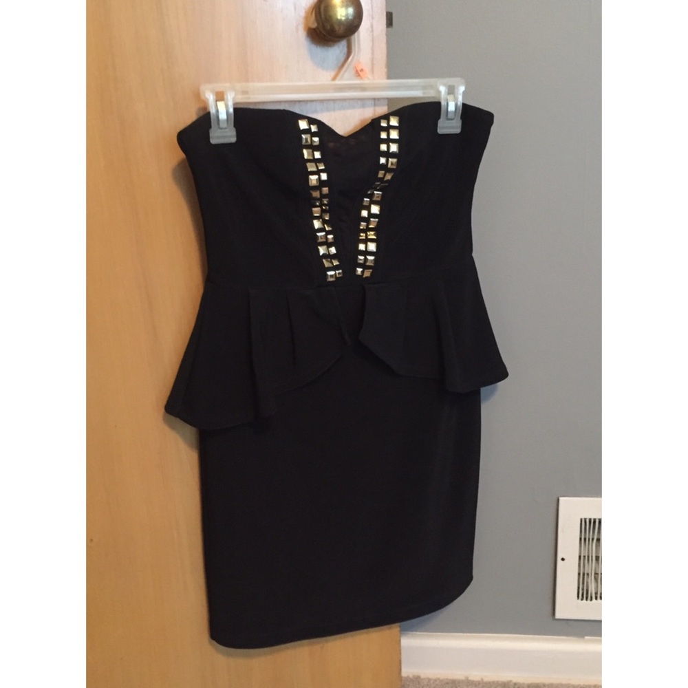 Black cocktail dress