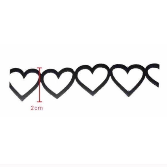 Black heart Chocker - Picture 3 of 6