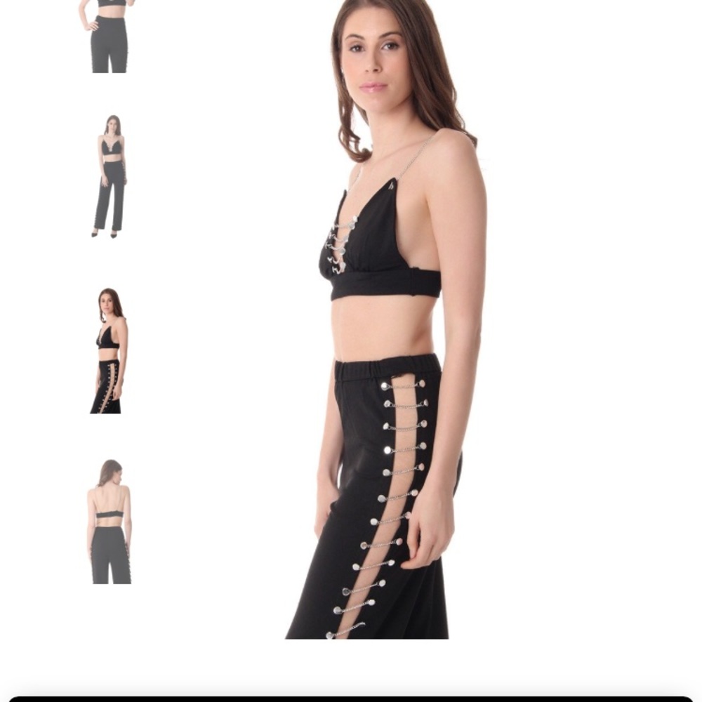Chain Bralette pants set