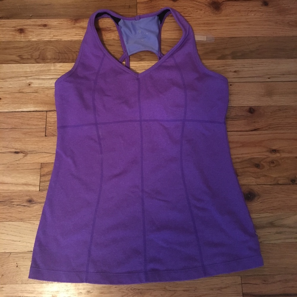 ATHLETA purple bra top