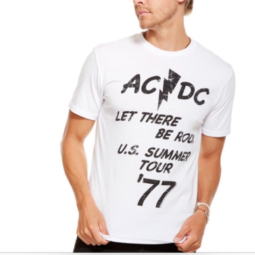 Chaser men's fitted AC/DC tee size