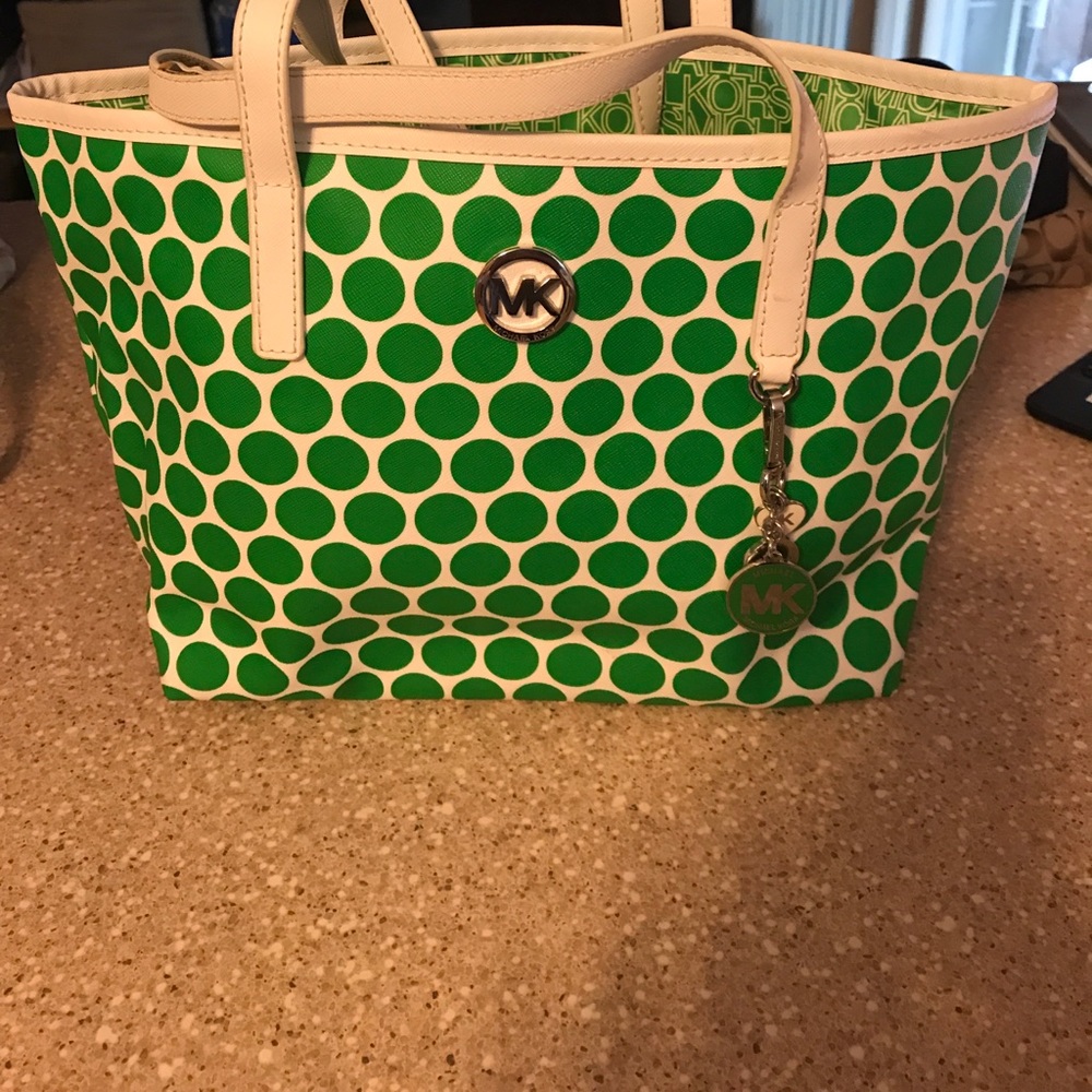 Green medium Michael Kors bag