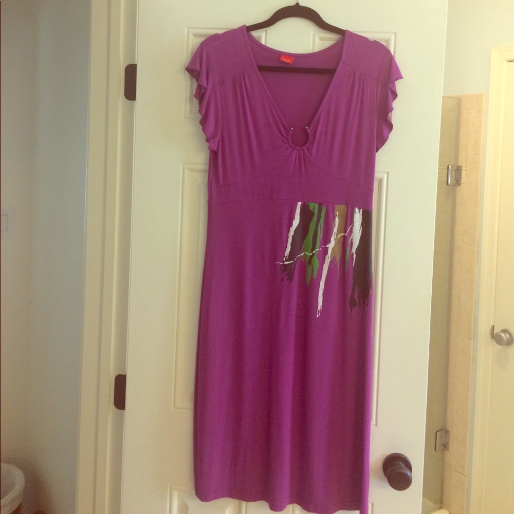 Esprit maternity dress small purple