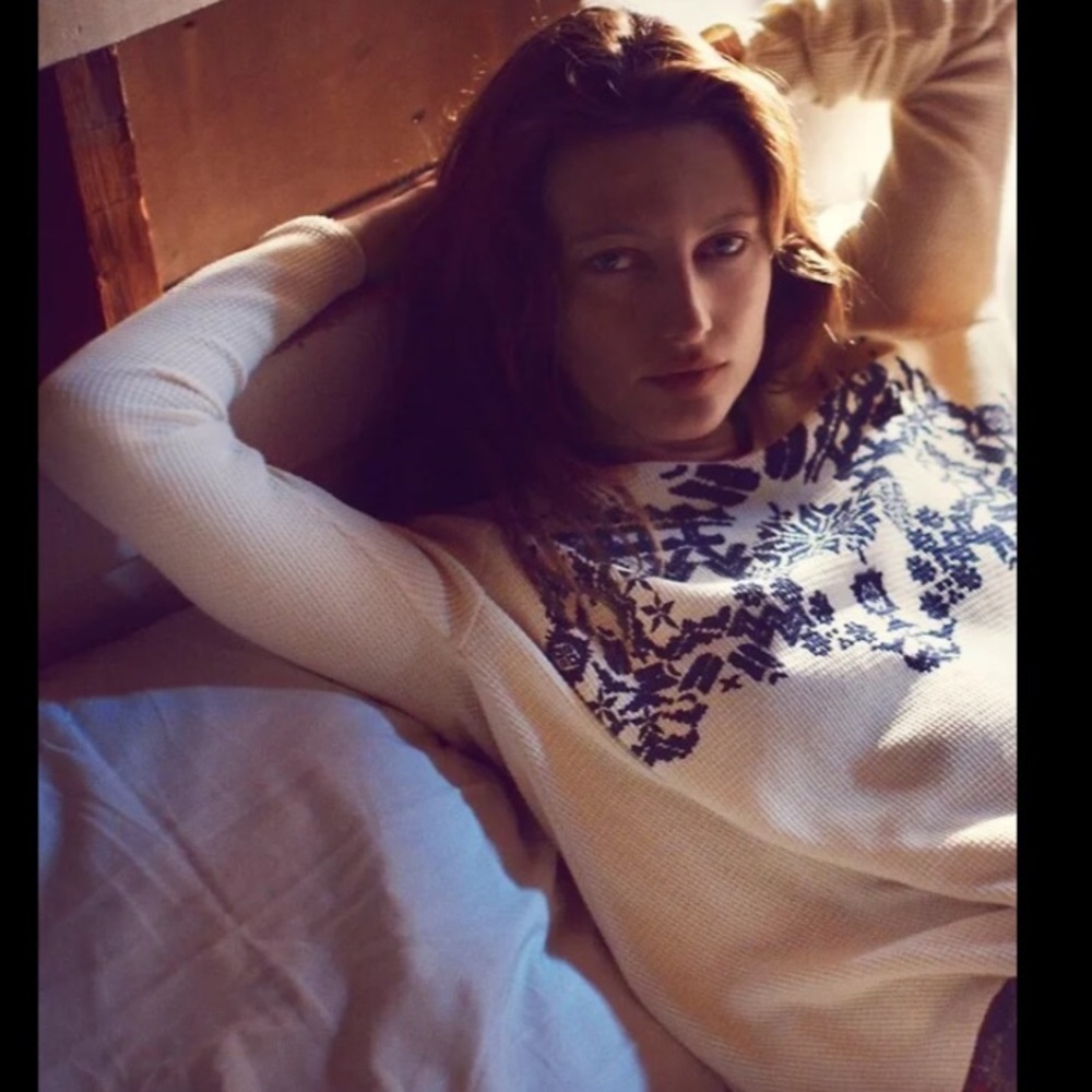 Free People🕊Rockabilly Raglan Trapeze Thermal